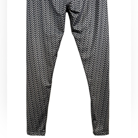 Chain Link Design Black and Gray Leggings Juniors Girls Size L ☀️ - Picture 11 of 14